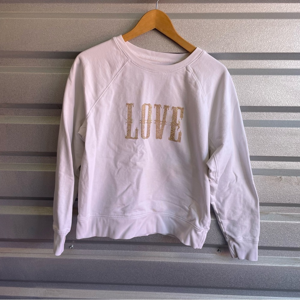 Zadig & Voltaire Western Strass Love Stud Sweatshirt